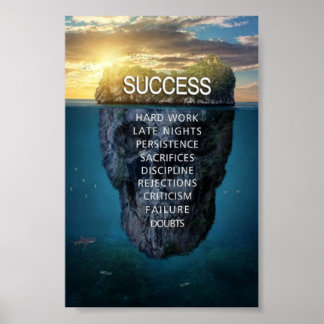 Poster de parede de sucesso