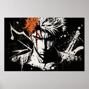 Poster de Parede Herói Inspirada por Animação Pers