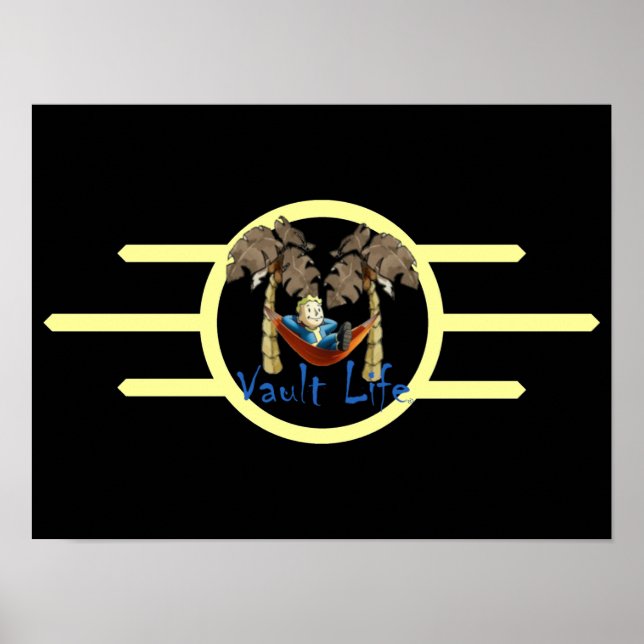 Poster de Parede Vida do Cofre (Frente)