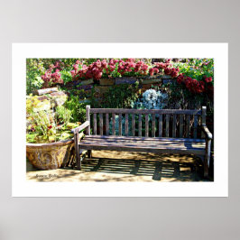 Poster de Park Bench Garden