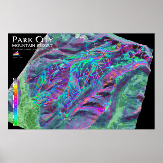 Poster de Park City 3dSkiMaps