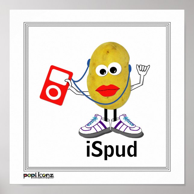 poster de paródia humorística "ispud" (Frente)