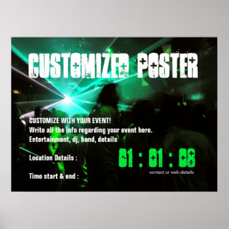 Poster de Partido de EVENTOS Personalizado