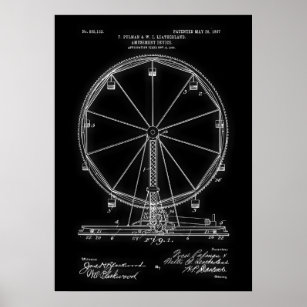 Poster de Patente Ferris Wheel