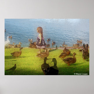 Poster de pato de canvas grande