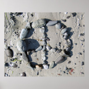 Poster de paz apedrejada