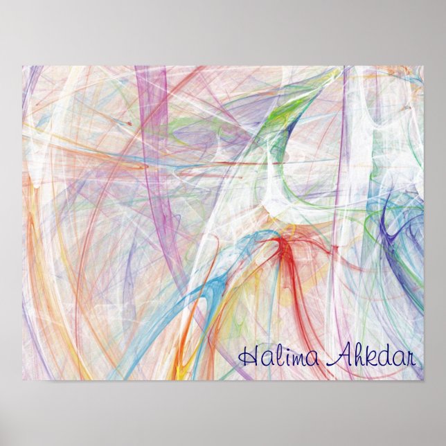 Poster de paz do Love Me, Halima Ahkdar Studios (Frente)