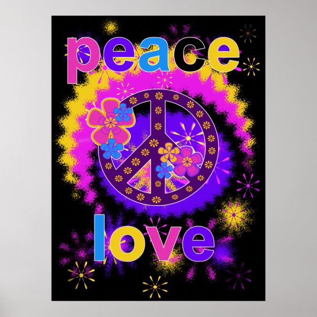Poster de Paz e Amor (Frente)