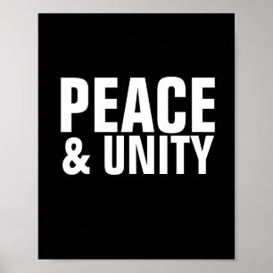 Poster DE PAZ E UNIDADE