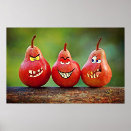 Poster de Pear Engraçado