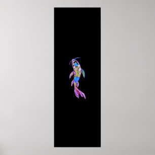 Poster de Peixe Moderno Koi