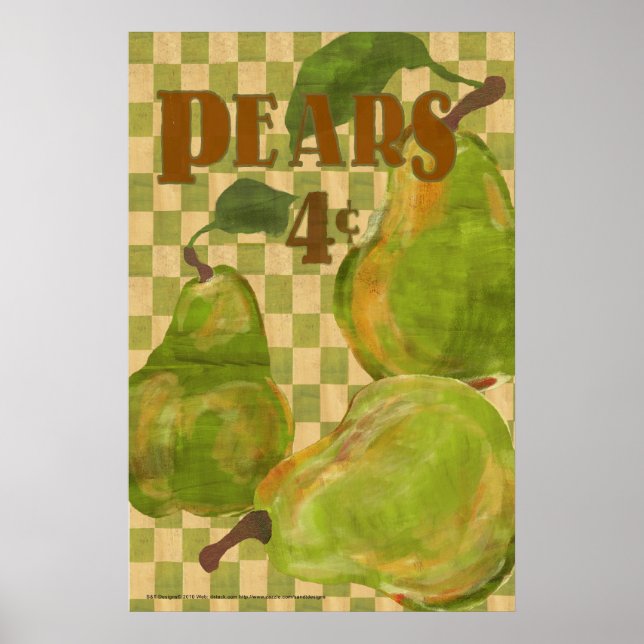 poster de pera de rua (Frente)