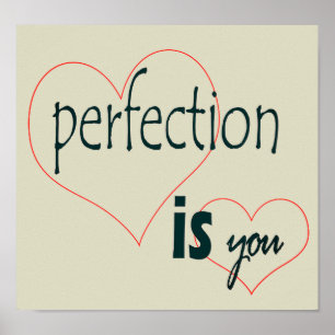 Poster de perfecção