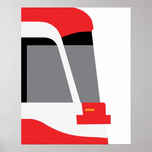 Poster de Perfil do Novo Streetcar TTC (Frente)