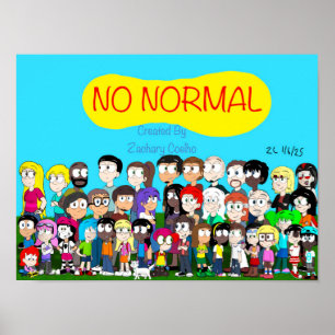 Pôster de Personagens Não Normais