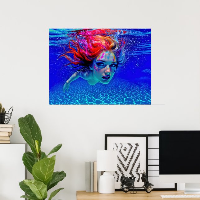 Poster “De Perto e Pessoal” - Um Retrato Cromático (Escritório em casa)