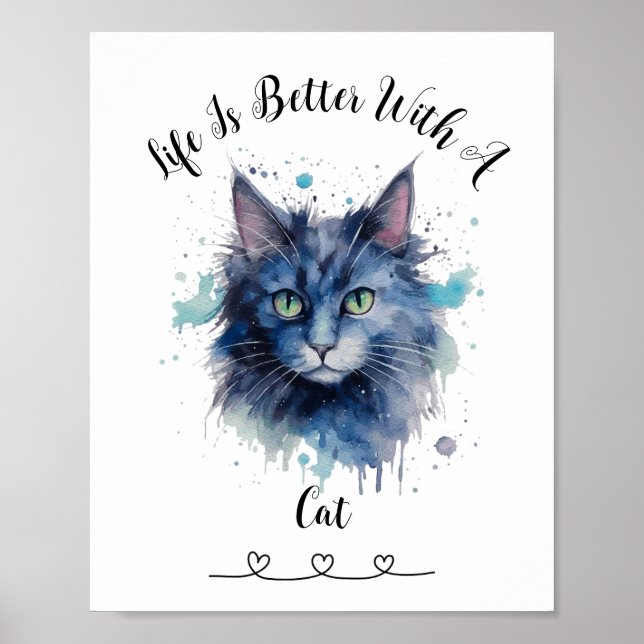 Poster de Pet Wall Art Personalizado (Frente)