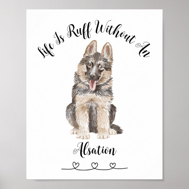 Poster de Pet Wall Art Personalizado (Frente)