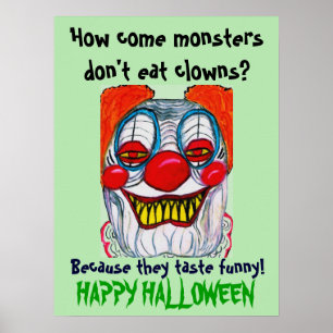 Poster DE piada DE FILME DE HALLOWEEN