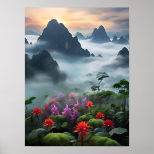Poster de picos vietnamitas místicos