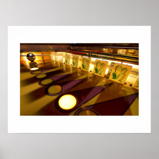 Poster de pinball Dourado em greve