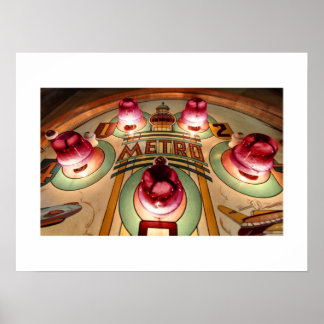 Poster de pinball metropolitano
