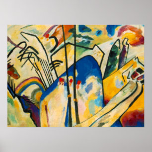 Poster de pintura da arte da composição IV de