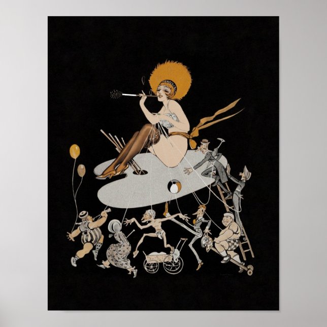Poster de pintura da democracia ~ 14x11 (Frente)