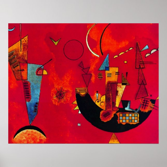 Poster de pintura de Abstrato de Kandinsky Mit und (Frente)