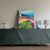 Poster de pintura de Nitra Art no Castelo Medieval