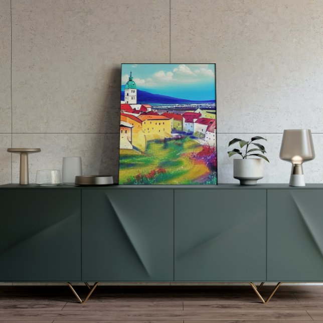 Poster de pintura de Nitra Art no Castelo Medieval (Criador carregado)