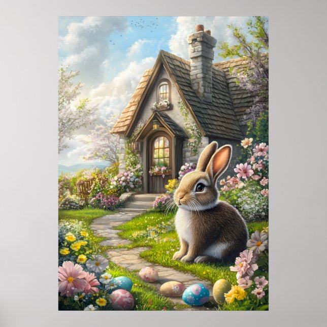 Poster de pintura de Páscoa (Frente)