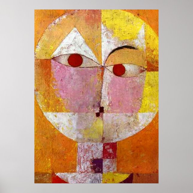 Poster de Pintura de Paul Klee Senecio (Frente)
