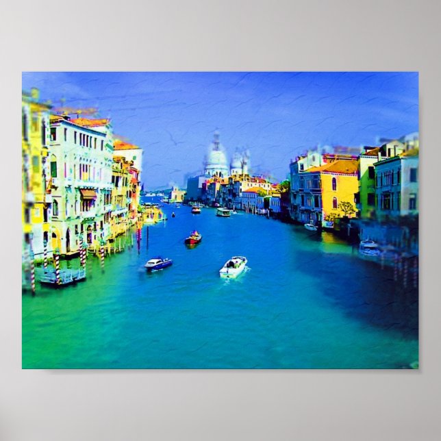 Poster de pintura de Veneza (Frente)