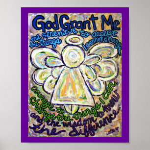 Poster de Pintura por Anjo da Serenidade (Pequeno)