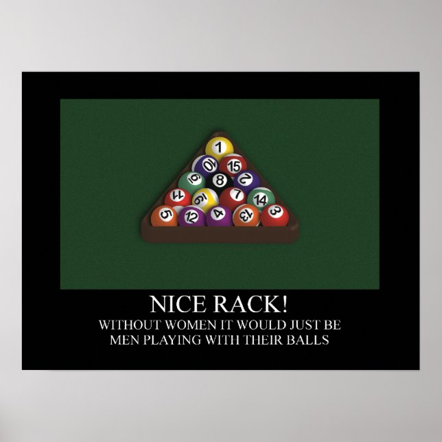 POSTER de Piscina de  de Billiards NICE RACK (Frente)