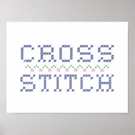 Poster de ponta cruzada