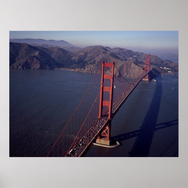 Poster de ponte de porta de ouro (Frente)