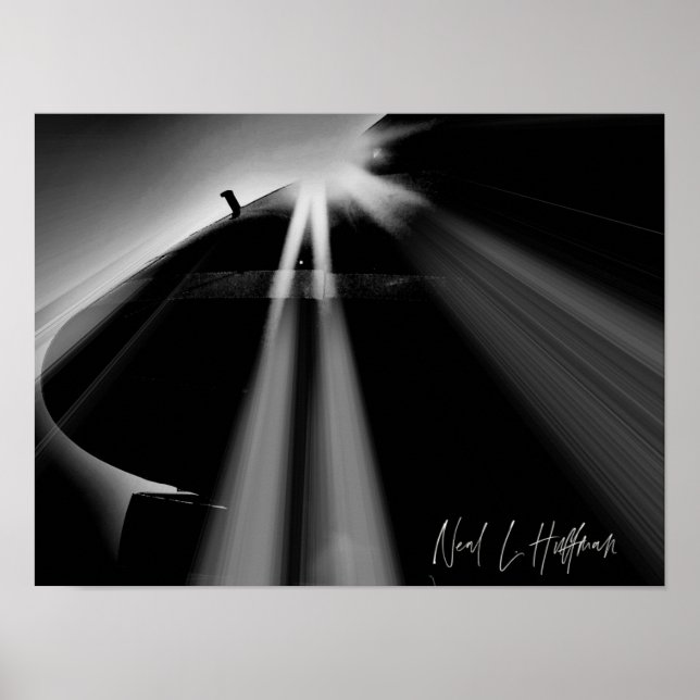 POSTER de pôr do sol SAAB 340 (Frente)