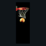 Poster de porta de basquete vertical panorâmica<br><div class="desc">Posters Panorâmicos De Basquete - Adoro Este Jogo. Esportes populares - Imagem de bola de basquete.</div>