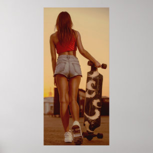 Poster de porta de skater