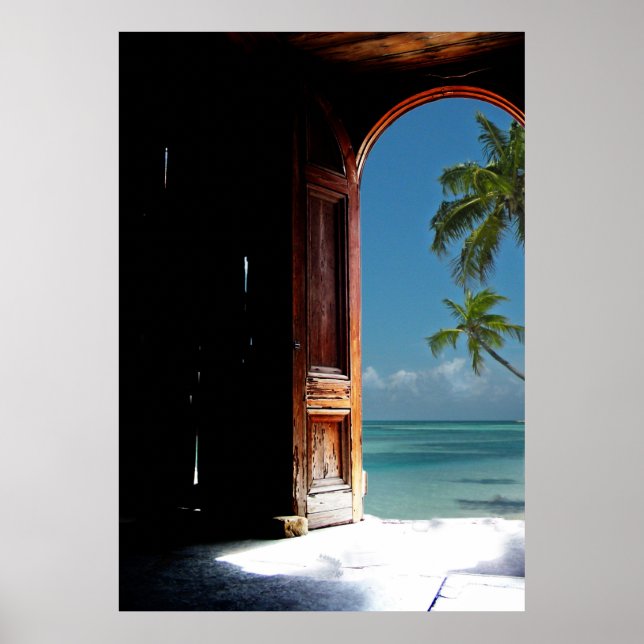 Poster de Porta de Sonho Tropical (Frente)