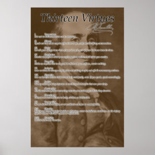 Poster De "poster treze virtudes"