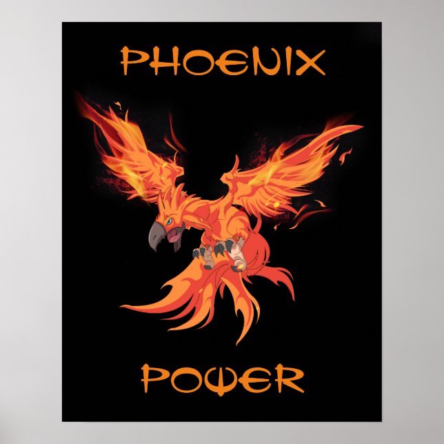 Poster de potência Phoenix (Frente)