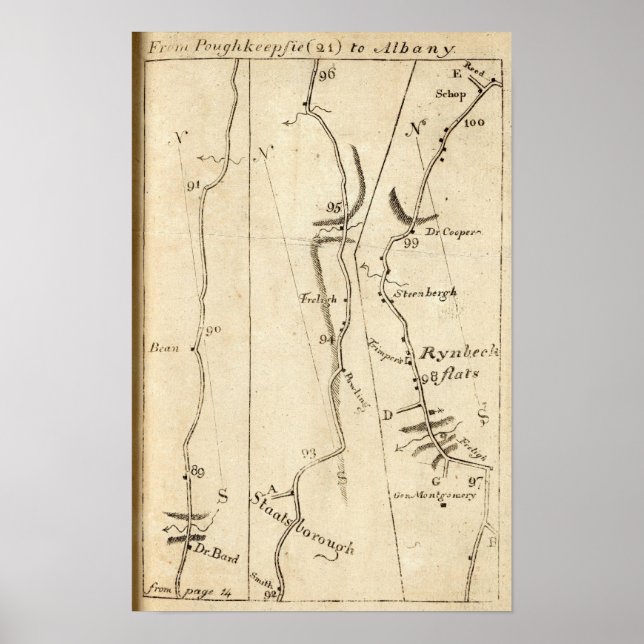 Pôster De Poughkeepsie a Albany 21 (Frente)