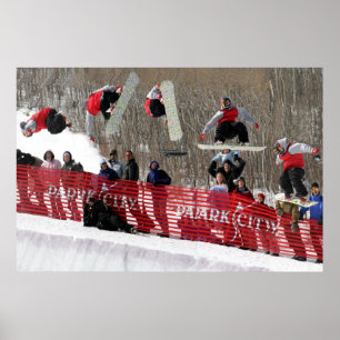 Poster de pranchas de neve