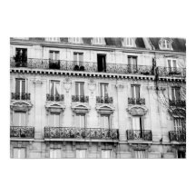 Poster de prédio parisiense