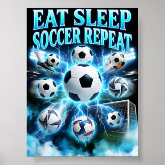 Poster de Presente para Fã de Futebol Retrô