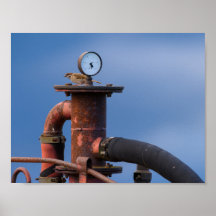 Poster de pressão do ar de verificação por faísca