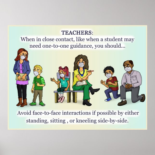 Poster de Professores Coronavírus (Frente)